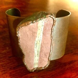 OOAK copper & Riverstone Cuff